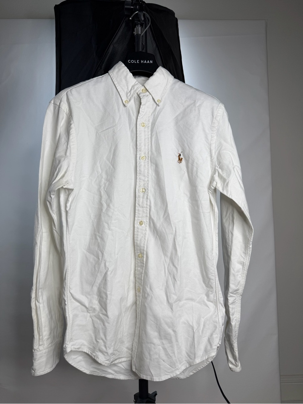 Polo by Ralph Lauren White Button-Down Oxford Shirt with Pony Logo